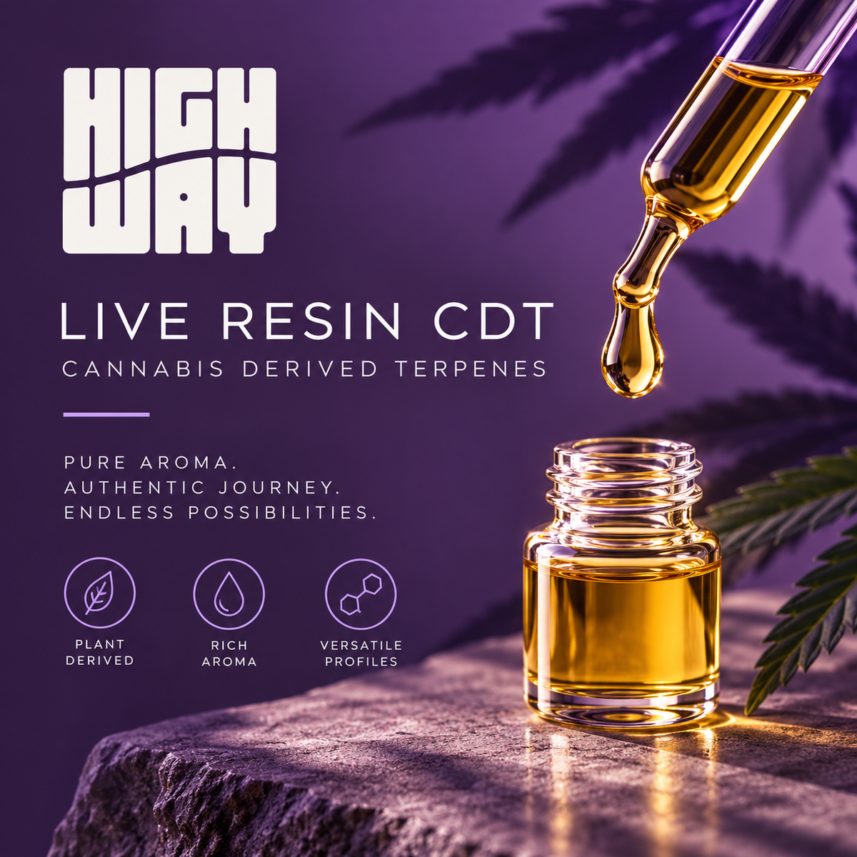 Live Resin Cannabis Derived Terpenes HighWay Selection