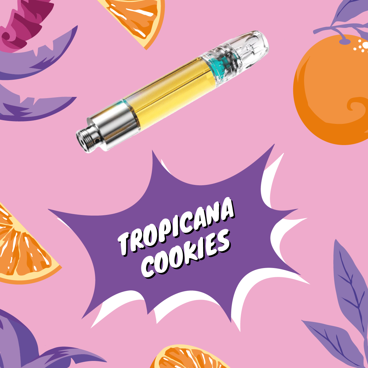 Sativa Dominant Canna Club Tropicana Cookies Distillate + Vape Cart | 1ml