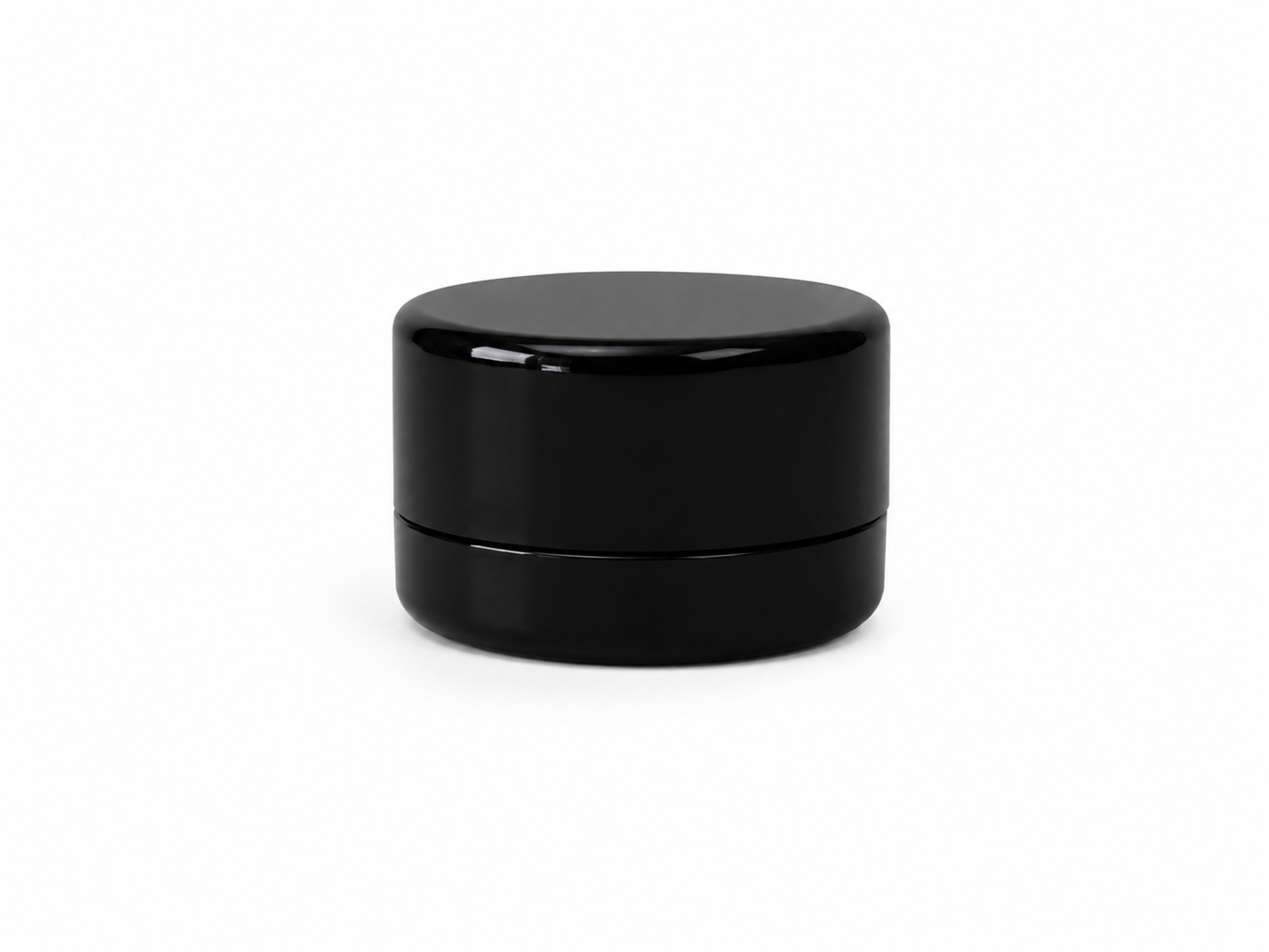 Child Resistant Glass Jar 9 g Black