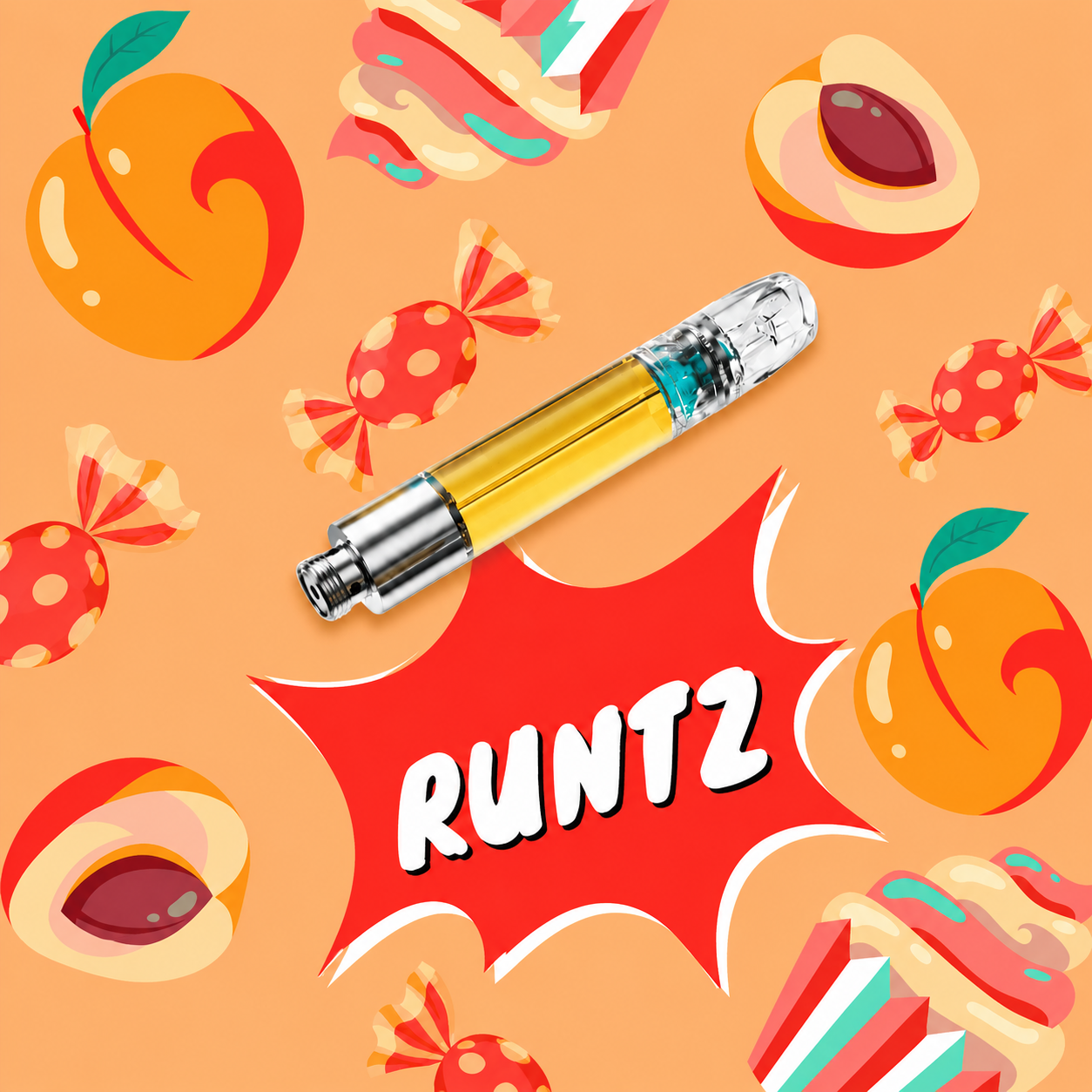 Indica Dominant Canna Club Runtz Distillate + Vape Cart | 1ml